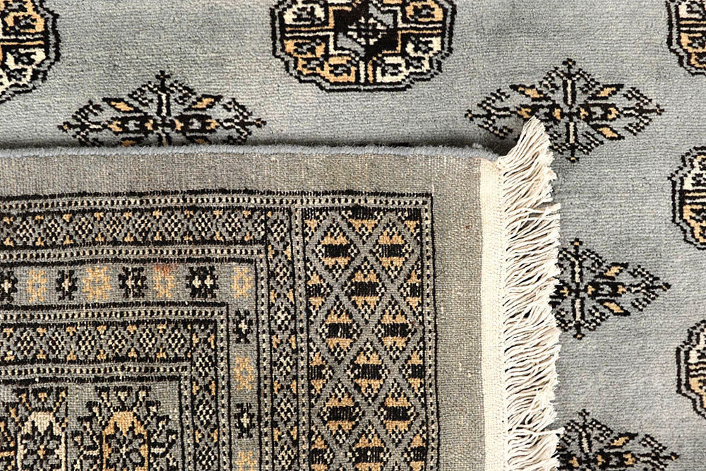 Silver Bokhara 9' 11 x 13' 7 - No. 59551 - ALRUG Rug Store