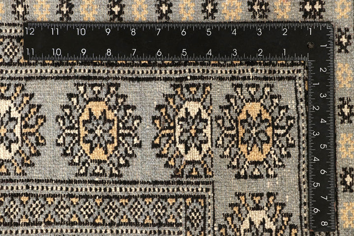 Silver Bokhara 9' 11 x 13' 7 - No. 59551 - ALRUG Rug Store