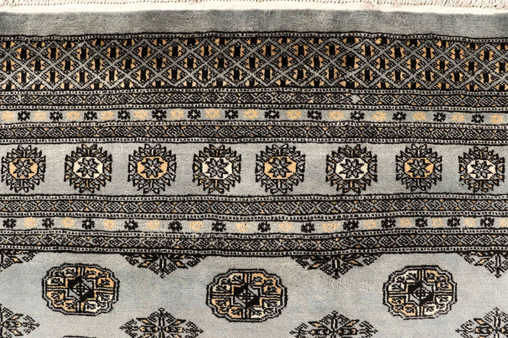 Silver Bokhara 9' 11 x 13' 11 - No. 59552 - ALRUG Rug Store