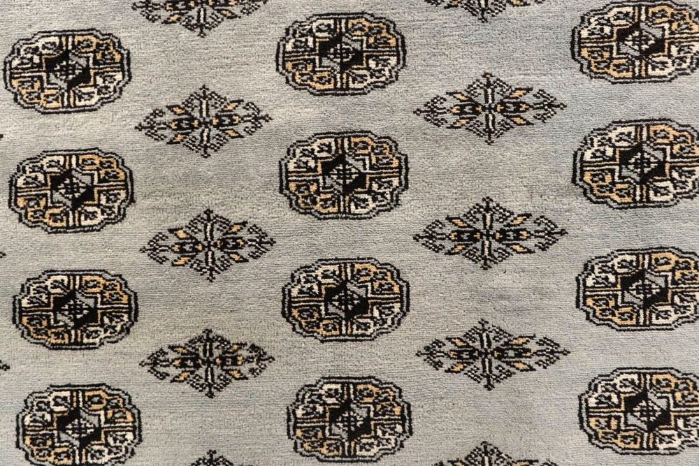 Silver Bokhara 9' 11 x 13' 11 - No. 59552 - ALRUG Rug Store