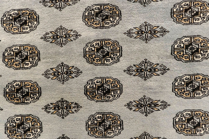 Silver Bokhara 9' 11 x 13' 11 - No. 59552 - ALRUG Rug Store