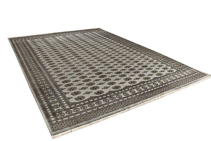 Silver Bokhara 9' 11 x 13' 11 - No. 59552 - ALRUG Rug Store