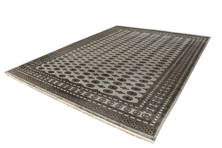 Silver Bokhara 9' 11 x 13' 11 - No. 59552 - ALRUG Rug Store