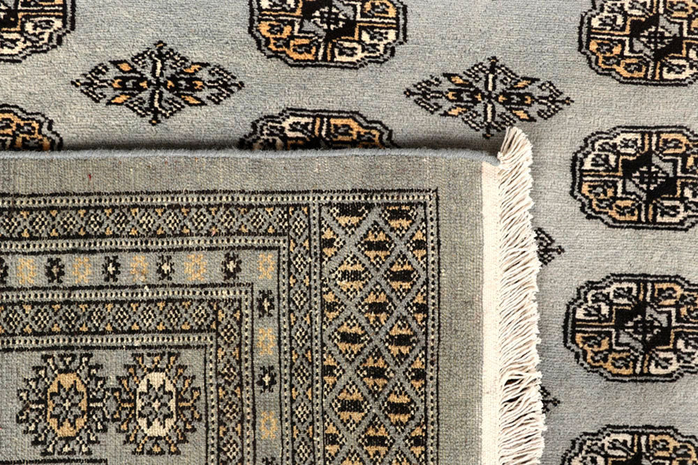 Silver Bokhara 9' 11 x 13' 11 - No. 59552 - ALRUG Rug Store