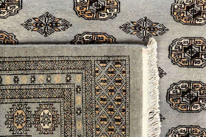 Silver Bokhara 9' 11 x 13' 11 - No. 59552 - ALRUG Rug Store