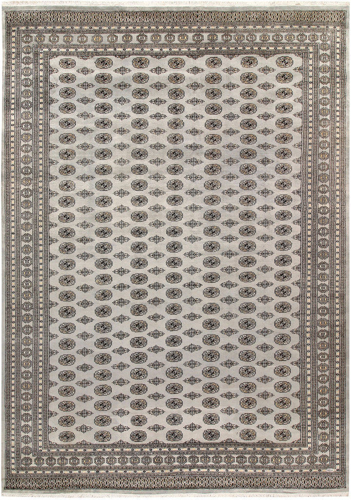 Silver Bokhara 9' 11 x 13' 11 - No. 59552 - ALRUG Rug Store