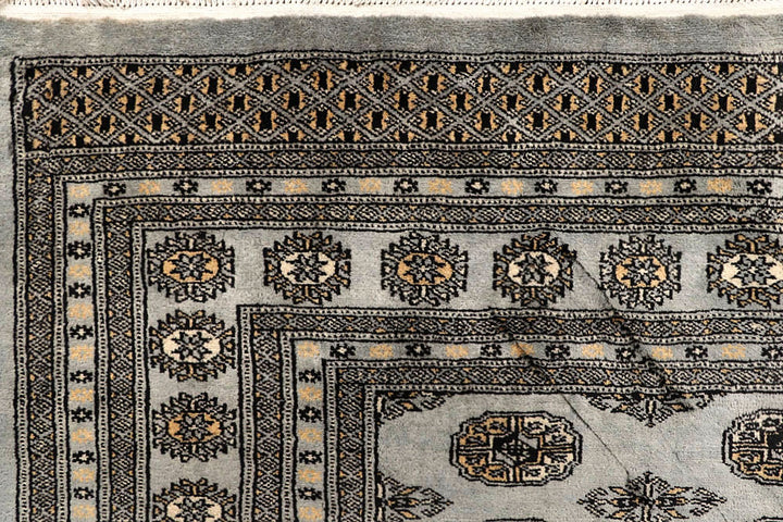 Silver Bokhara 10' x 13' - No. 59553 - ALRUG Rug Store