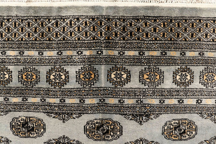 Silver Bokhara 10' x 13' - No. 59553 - ALRUG Rug Store