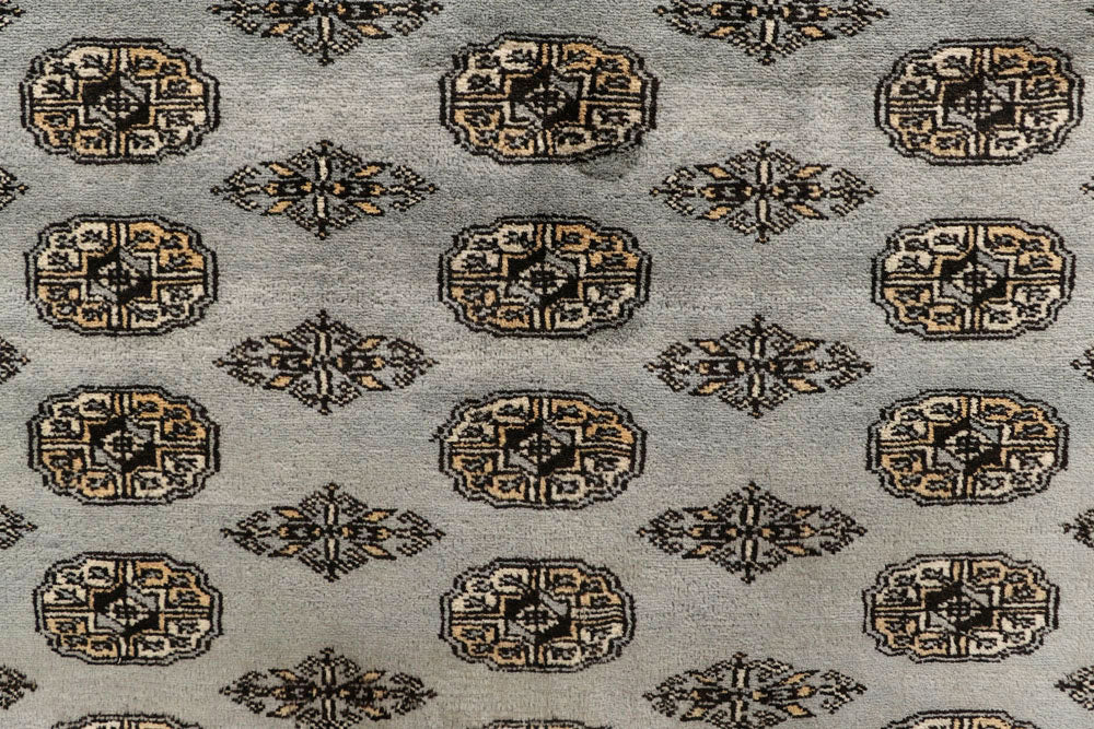 Silver Bokhara 10' x 13' - No. 59553 - ALRUG Rug Store