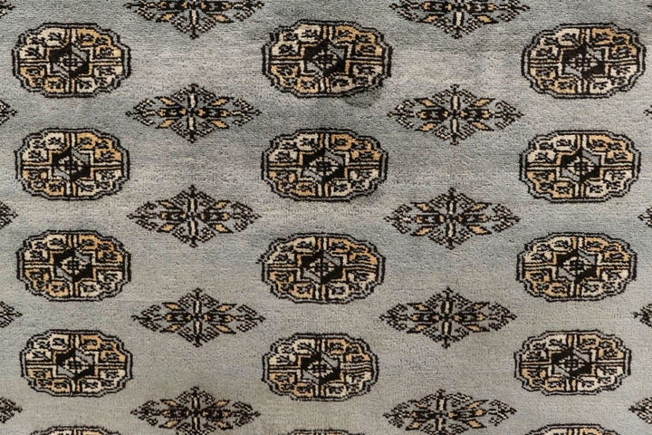 Silver Bokhara 10' x 13' - No. 59553 - ALRUG Rug Store