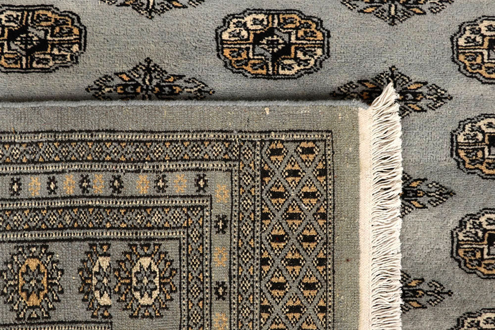 Silver Bokhara 10' x 13' - No. 59553 - ALRUG Rug Store