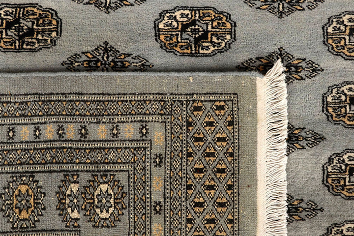 Silver Bokhara 10' x 13' - No. 59553 - ALRUG Rug Store