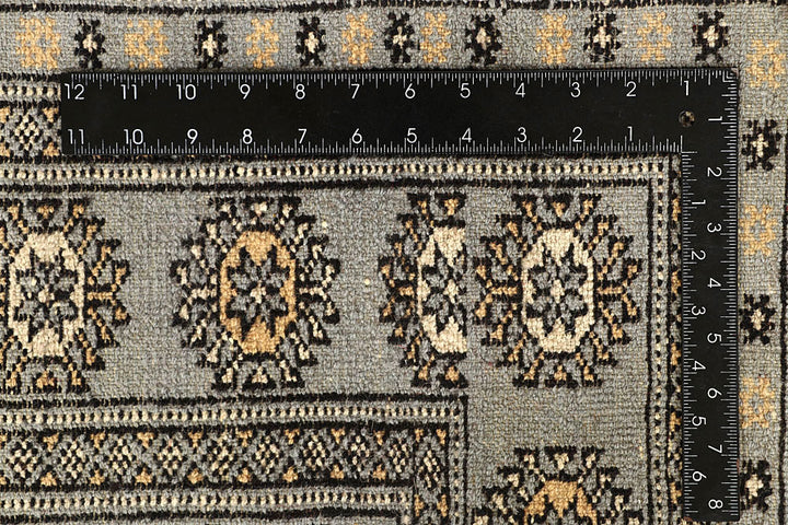 Silver Bokhara 10' x 13' - No. 59553 - ALRUG Rug Store