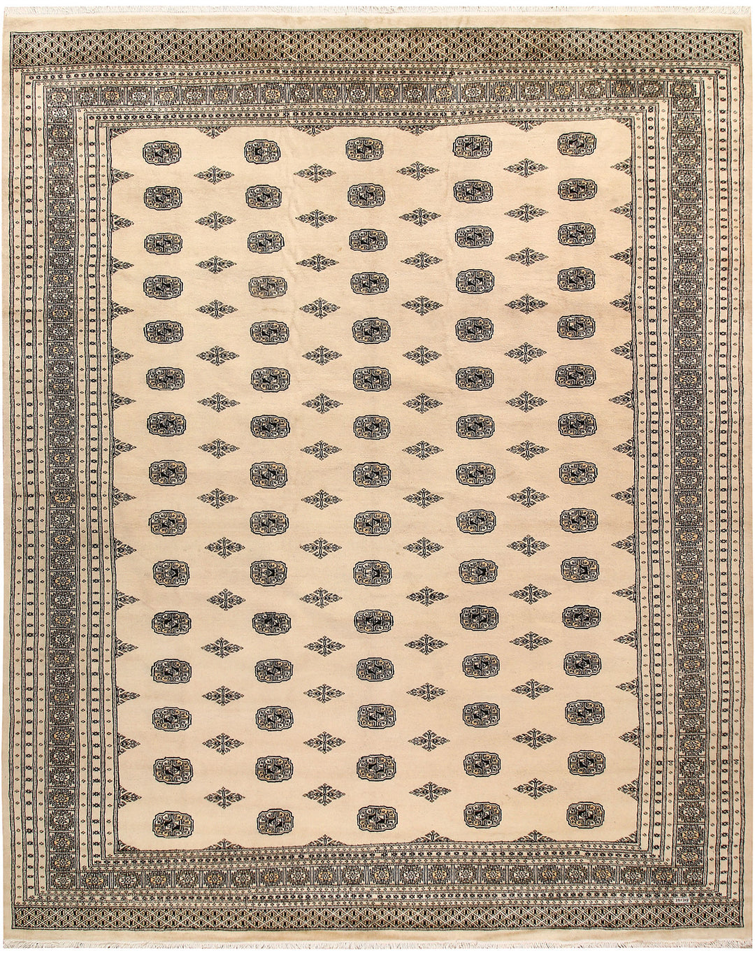 Bisque Bokhara 10' 1 x 12' 10 - No. 59555 - ALRUG Rug Store