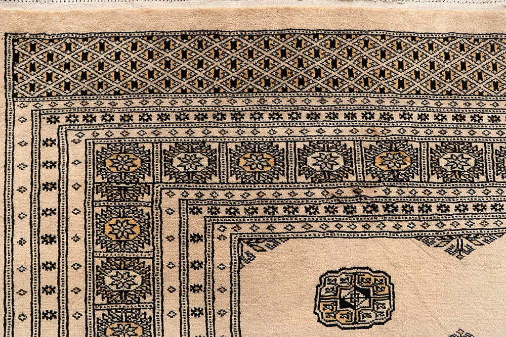 Bisque Bokhara 10' x 13' 4 - No. 59556 - ALRUG Rug Store