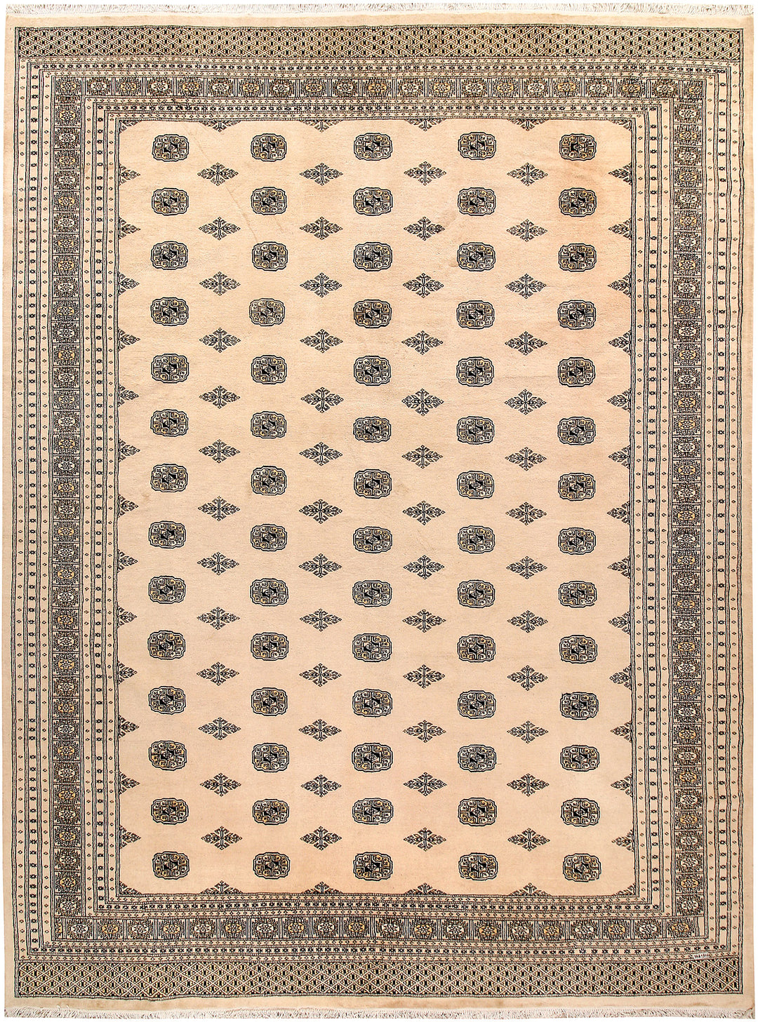 Bisque Bokhara 10' x 13' 4 - No. 59556 - ALRUG Rug Store