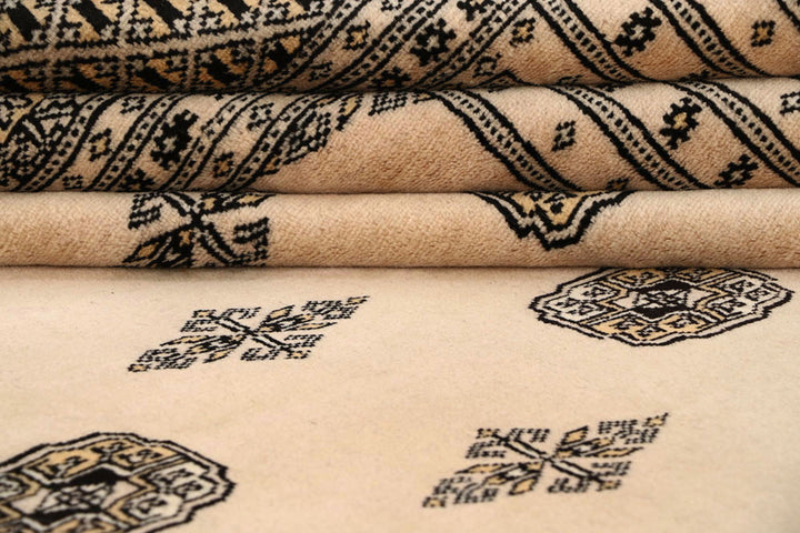 Bisque Bokhara 9' 10 x 12' 4 - No. 59557 - ALRUG Rug Store