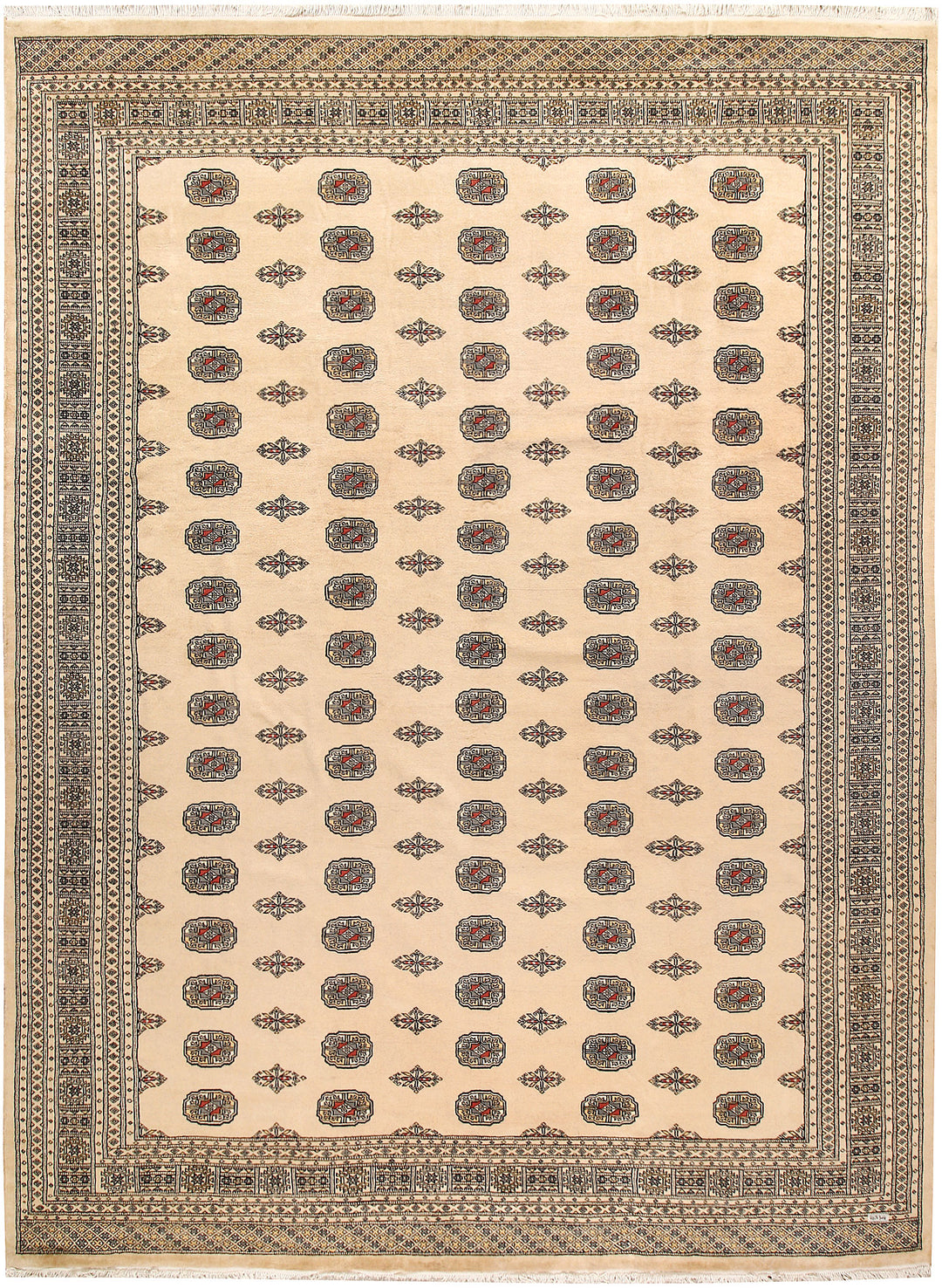 Bisque Bokhara 10' x 13' 4 - No. 59558 - ALRUG Rug Store