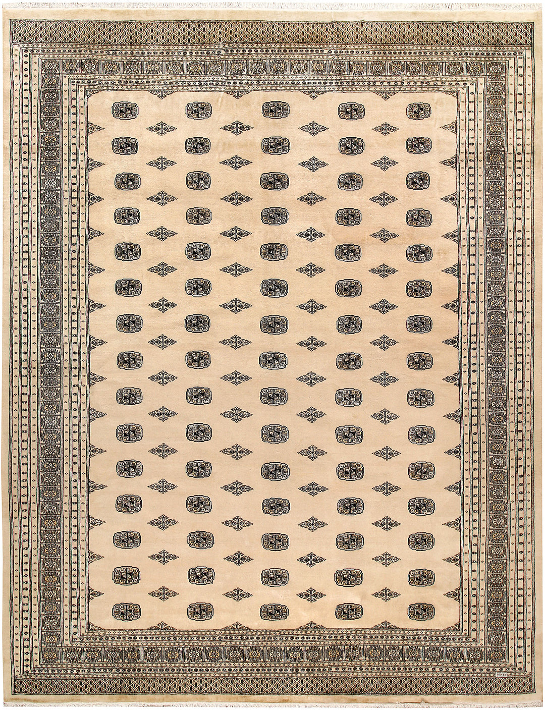 Bisque Bokhara 10' 2 x 13' - No. 59559 - ALRUG Rug Store