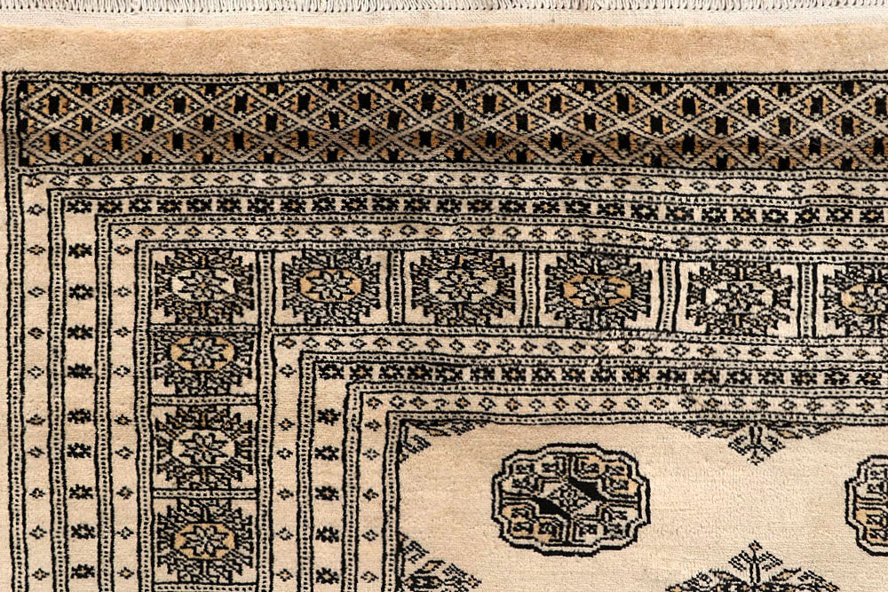 Blanched Almond Bokhara 10' 2 x 14' - No. 59560 - ALRUG Rug Store