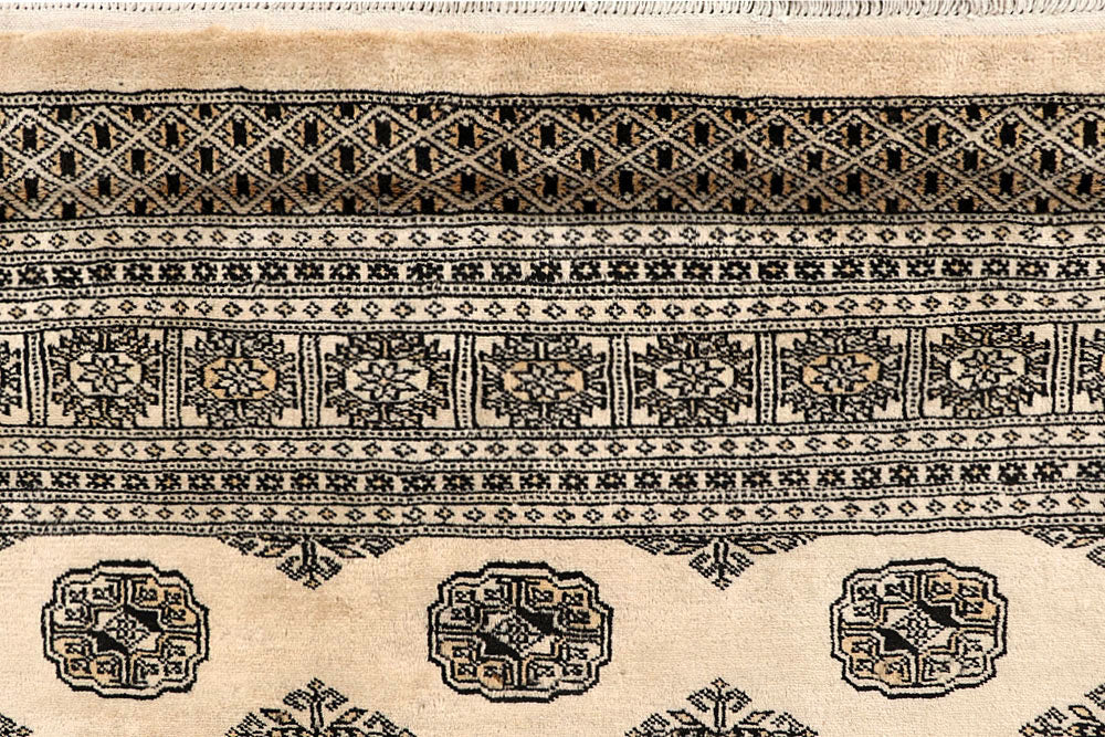 Blanched Almond Bokhara 10' 2 x 14' - No. 59560 - ALRUG Rug Store