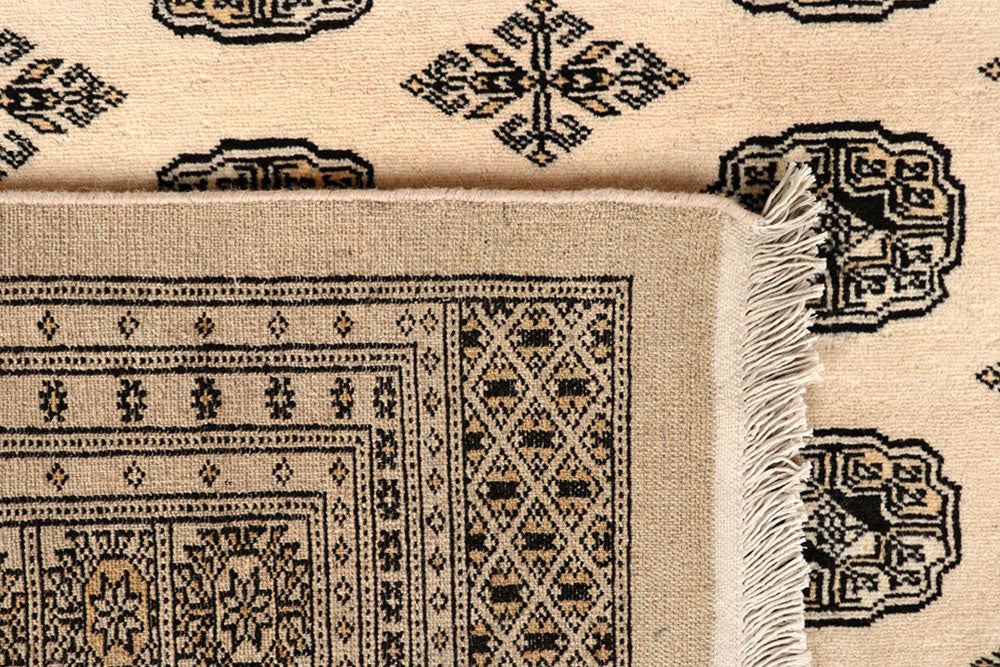 Blanched Almond Bokhara 10' 2 x 14' - No. 59560 - ALRUG Rug Store