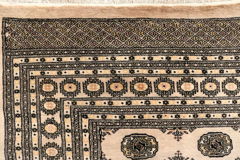Bisque Bokhara 9' 11 x 14' 1 - No. 59562 - ALRUG Rug Store