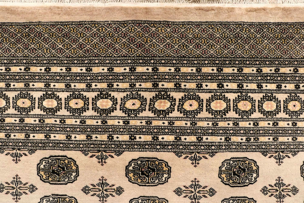 Bisque Bokhara 9' 11 x 14' 1 - No. 59562 - ALRUG Rug Store
