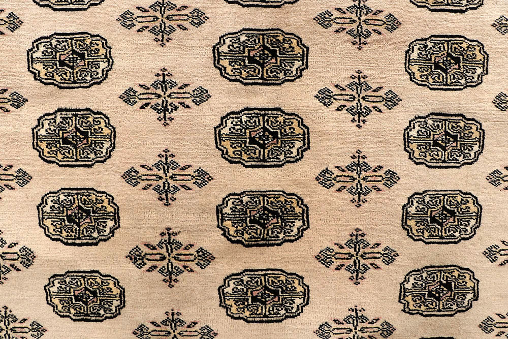 Bisque Bokhara 9' 11 x 14' 1 - No. 59562 - ALRUG Rug Store