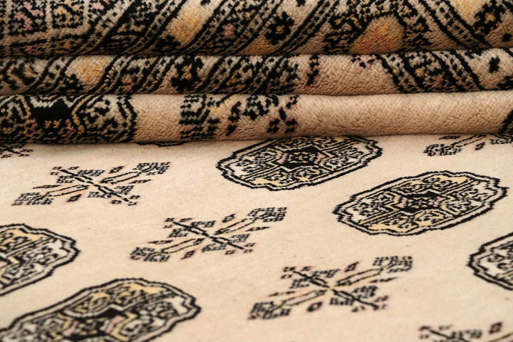 Bisque Bokhara 9' 11 x 14' 1 - No. 59562 - ALRUG Rug Store