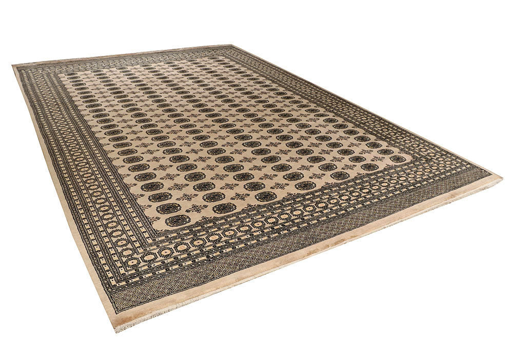 Bisque Bokhara 9' 11 x 14' 1 - No. 59562 - ALRUG Rug Store