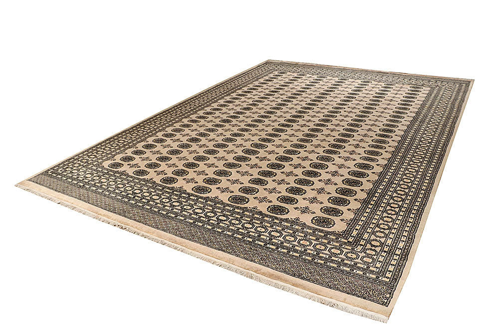 Bisque Bokhara 9' 11 x 14' 1 - No. 59562 - ALRUG Rug Store