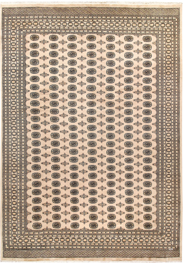 Bisque Bokhara 9' 11 x 14' 1 - No. 59562 - ALRUG Rug Store