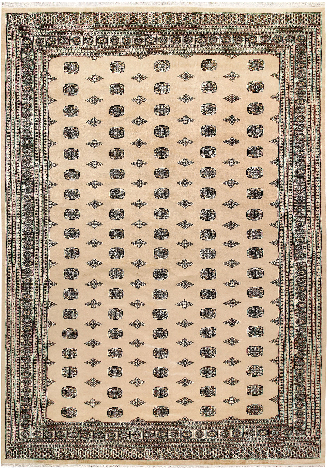 Bisque Bokhara 10' 1 x 14' 1 - No. 59565 - ALRUG Rug Store