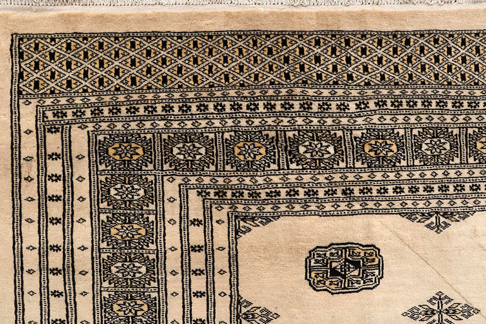 Bisque Bokhara 10' 2 x 13' 1 - No. 59566 - ALRUG Rug Store