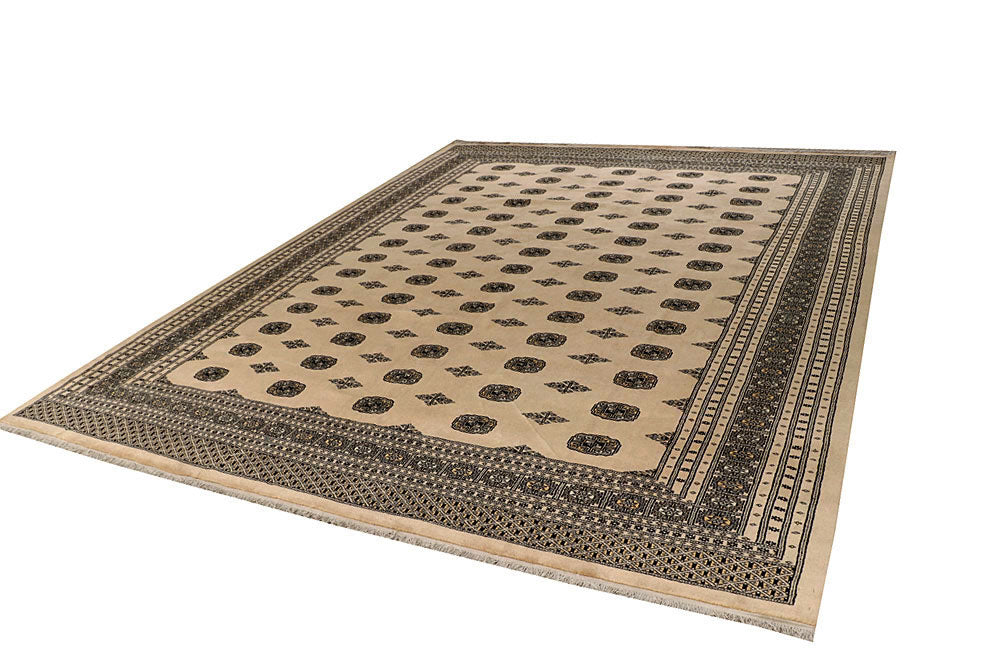 Bisque Bokhara 10' 2 x 13' 1 - No. 59566 - ALRUG Rug Store