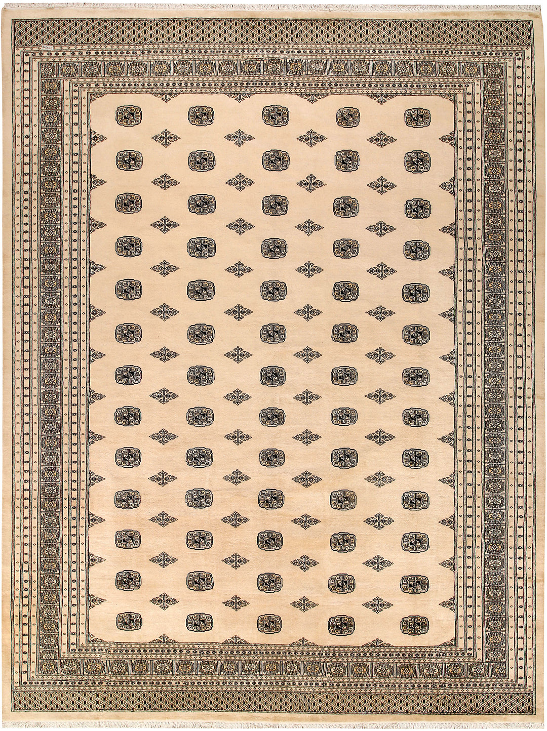 Bisque Bokhara 10' 1 x 13' 7 - No. 59568 - ALRUG Rug Store