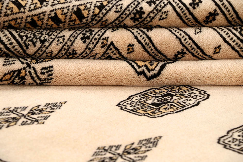 Bisque Bokhara 10' 1 x 12' 3 - No. 59569 - ALRUG Rug Store