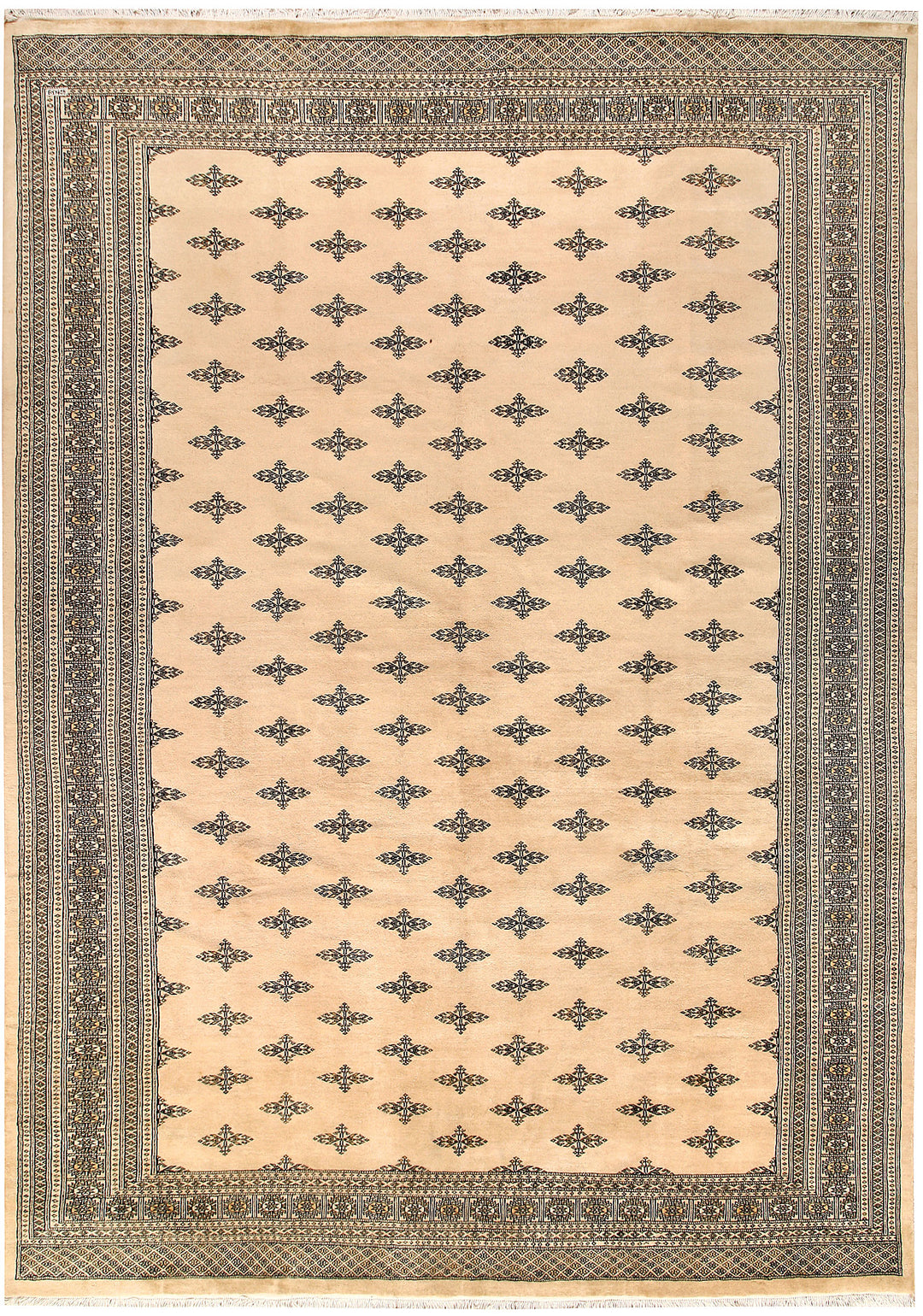 Bisque Butterfly 9' 11 x 14' 1 - No. 59574 - ALRUG Rug Store