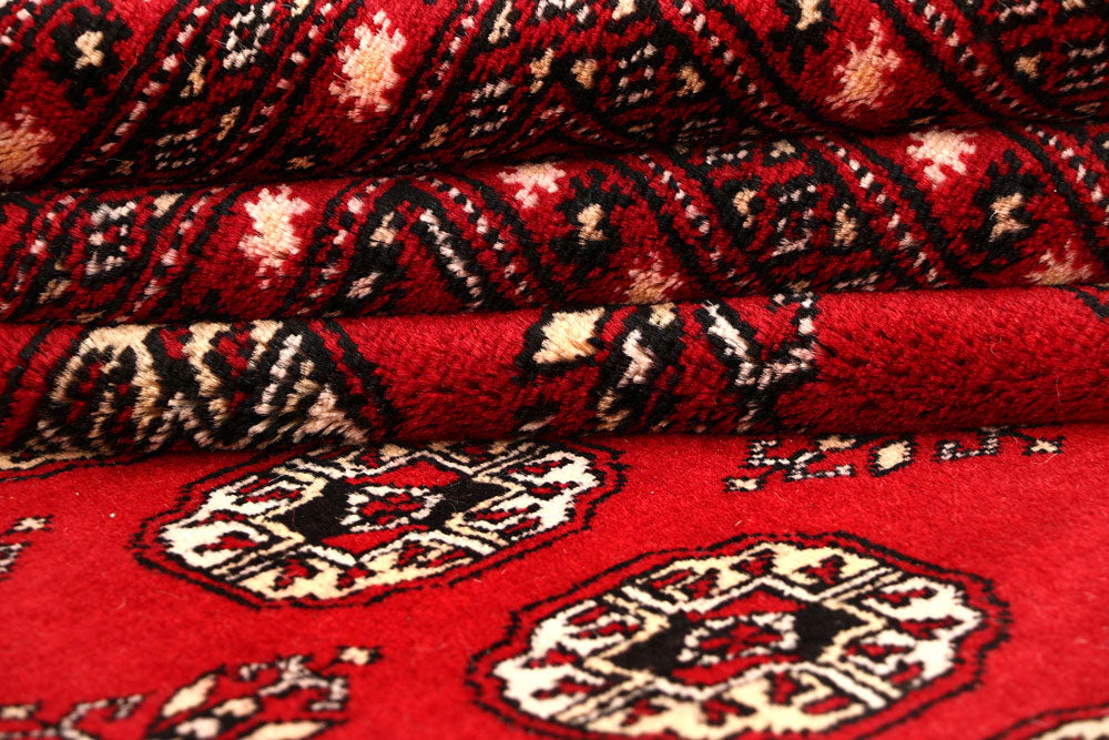 Firebrick Bokhara 10' x 14' 1 - No. 59587 - ALRUG Rug Store