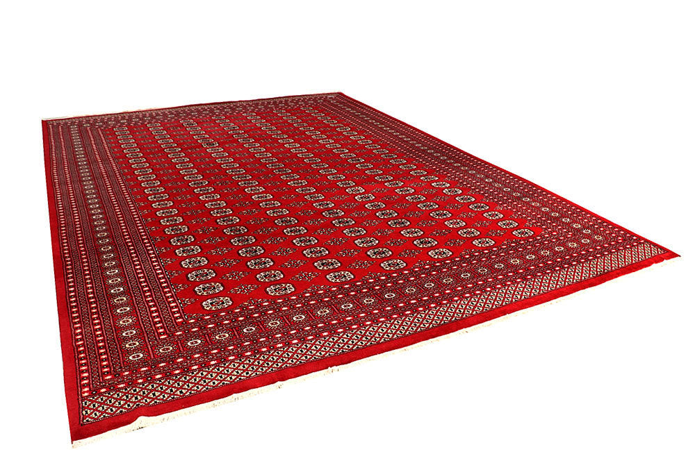 Firebrick Bokhara 10' x 14' 1 - No. 59587 - ALRUG Rug Store