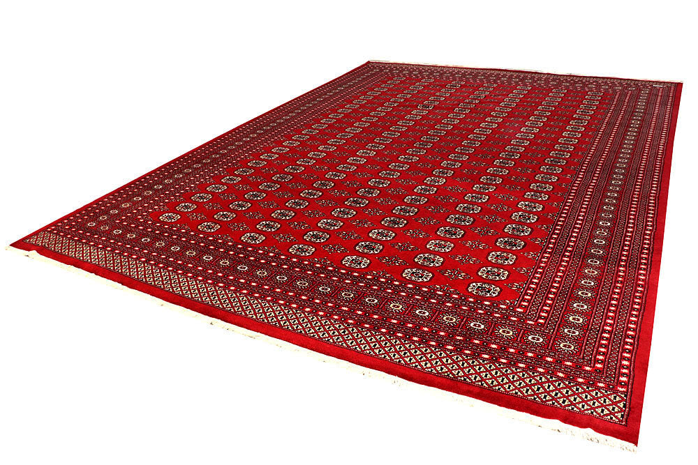 Firebrick Bokhara 10' x 14' 1 - No. 59587 - ALRUG Rug Store