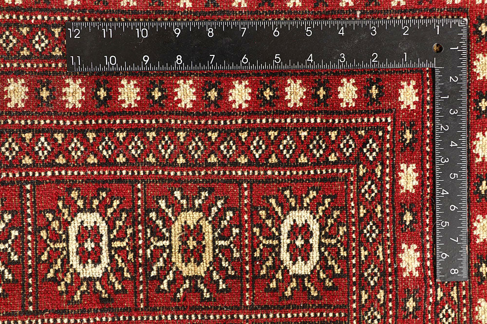 Firebrick Bokhara 10' x 14' 1 - No. 59587 - ALRUG Rug Store
