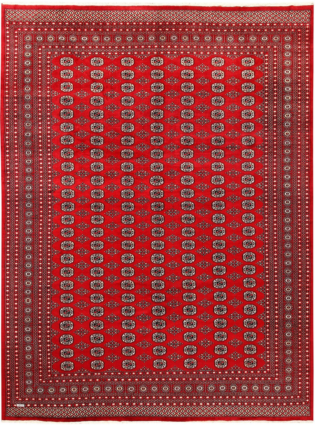 Firebrick Bokhara 10' x 14' 1 - No. 59587 - ALRUG Rug Store