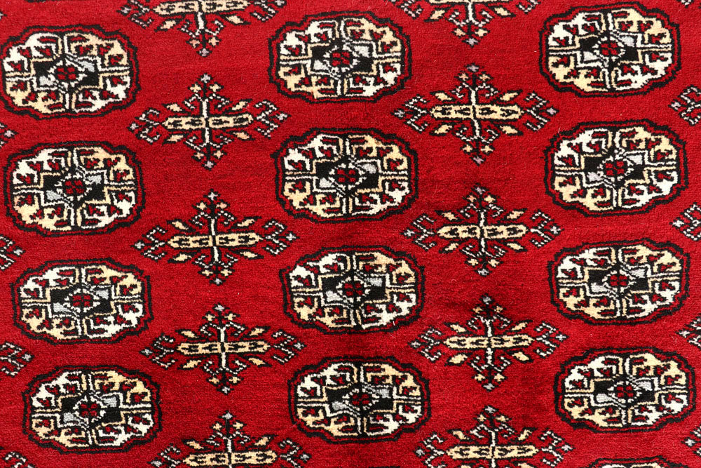 Firebrick Bokhara 10' 5 x 13' 10 - No. 59588 - ALRUG Rug Store