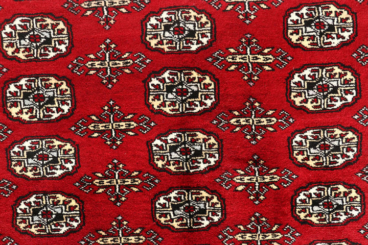 Firebrick Bokhara 10' 5 x 13' 10 - No. 59588 - ALRUG Rug Store