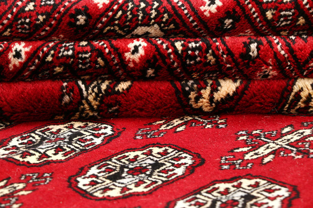 Firebrick Bokhara 10' 5 x 13' 10 - No. 59588 - ALRUG Rug Store