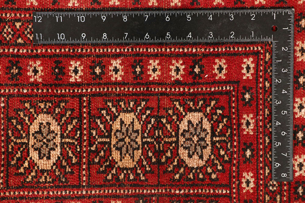 Firebrick Bokhara 10' 5 x 13' 10 - No. 59588 - ALRUG Rug Store