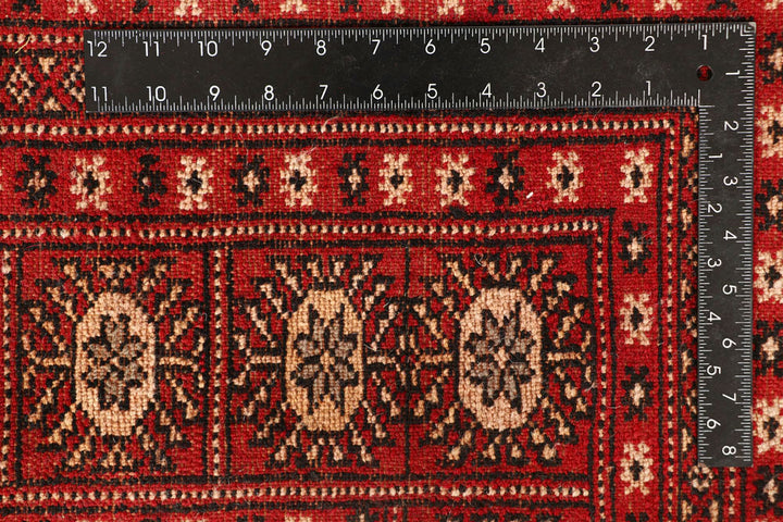 Firebrick Bokhara 10' 5 x 13' 10 - No. 59588 - ALRUG Rug Store