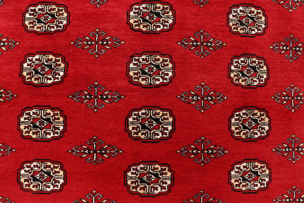 Red Bokhara 10' 3 x 13' 8 - No. 59589 - ALRUG Rug Store